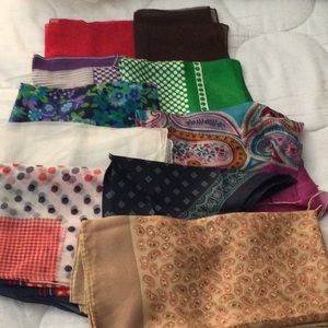 Ten scarves